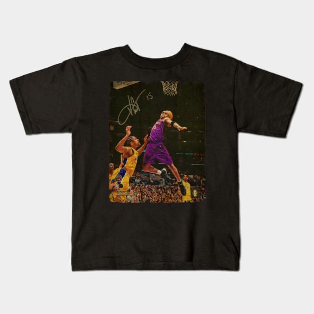 Vince Carter - RETRO Kids T-Shirt by bengkelmarimin